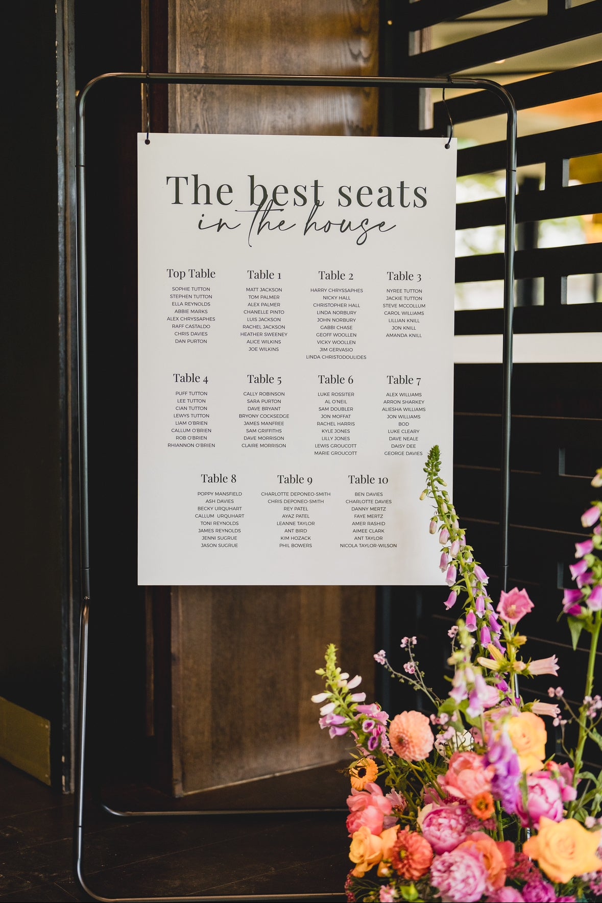 Hanging Sign Stand | Type B in White