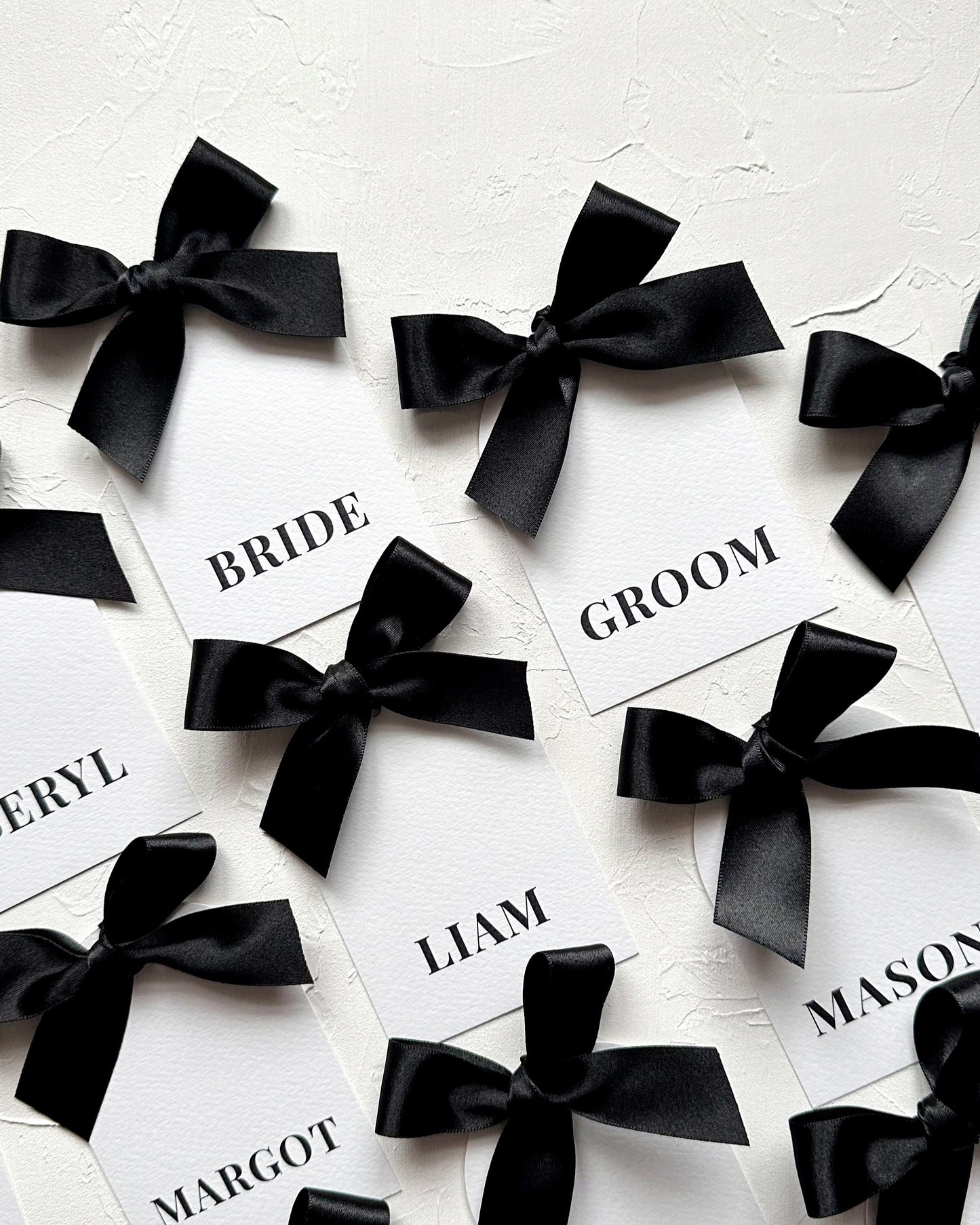Calypso Place Name Card | with Bow