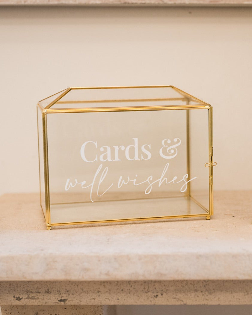 Cards & Gifts Box | Gold