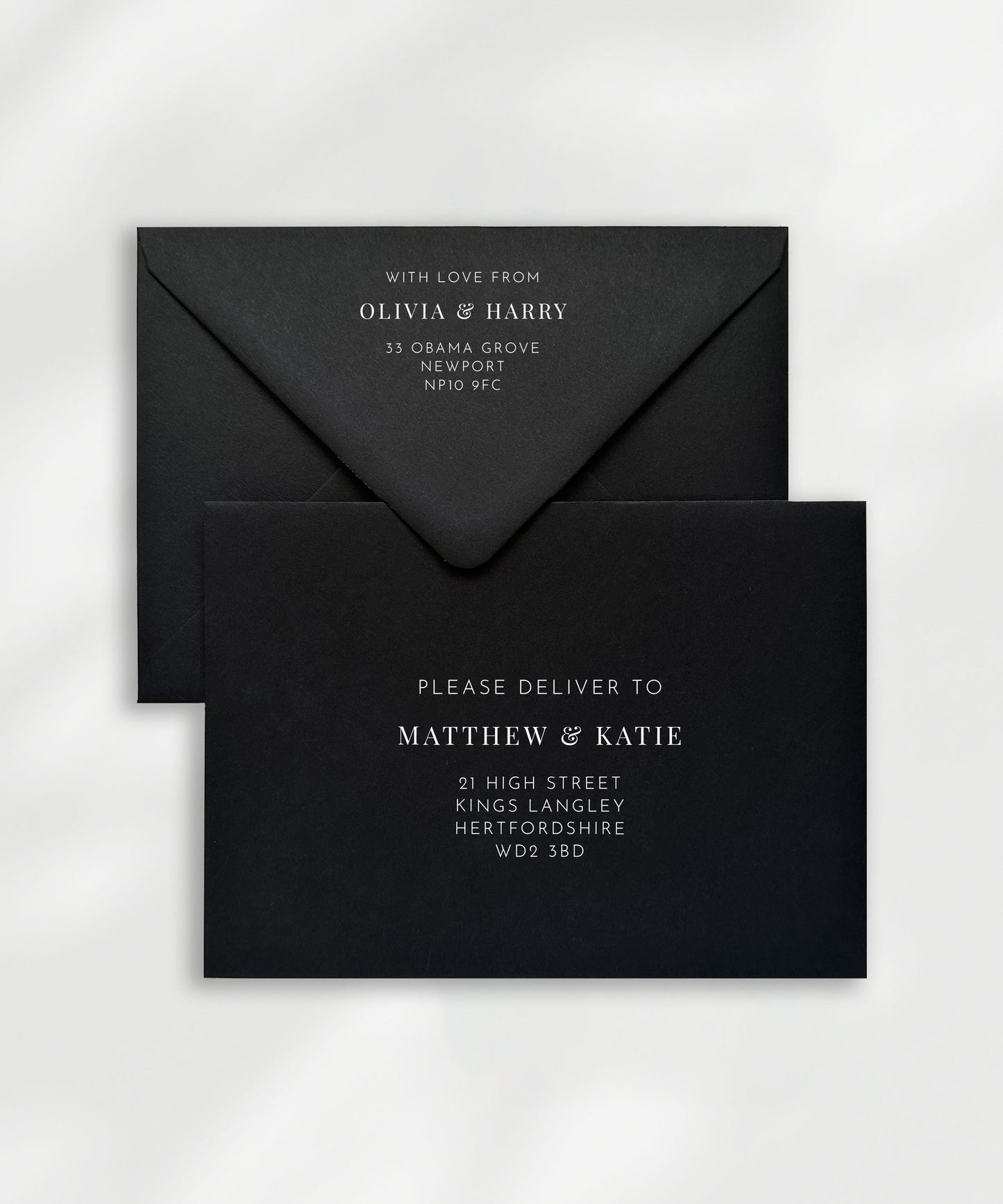 Persephone Envelope Name & Address Printing