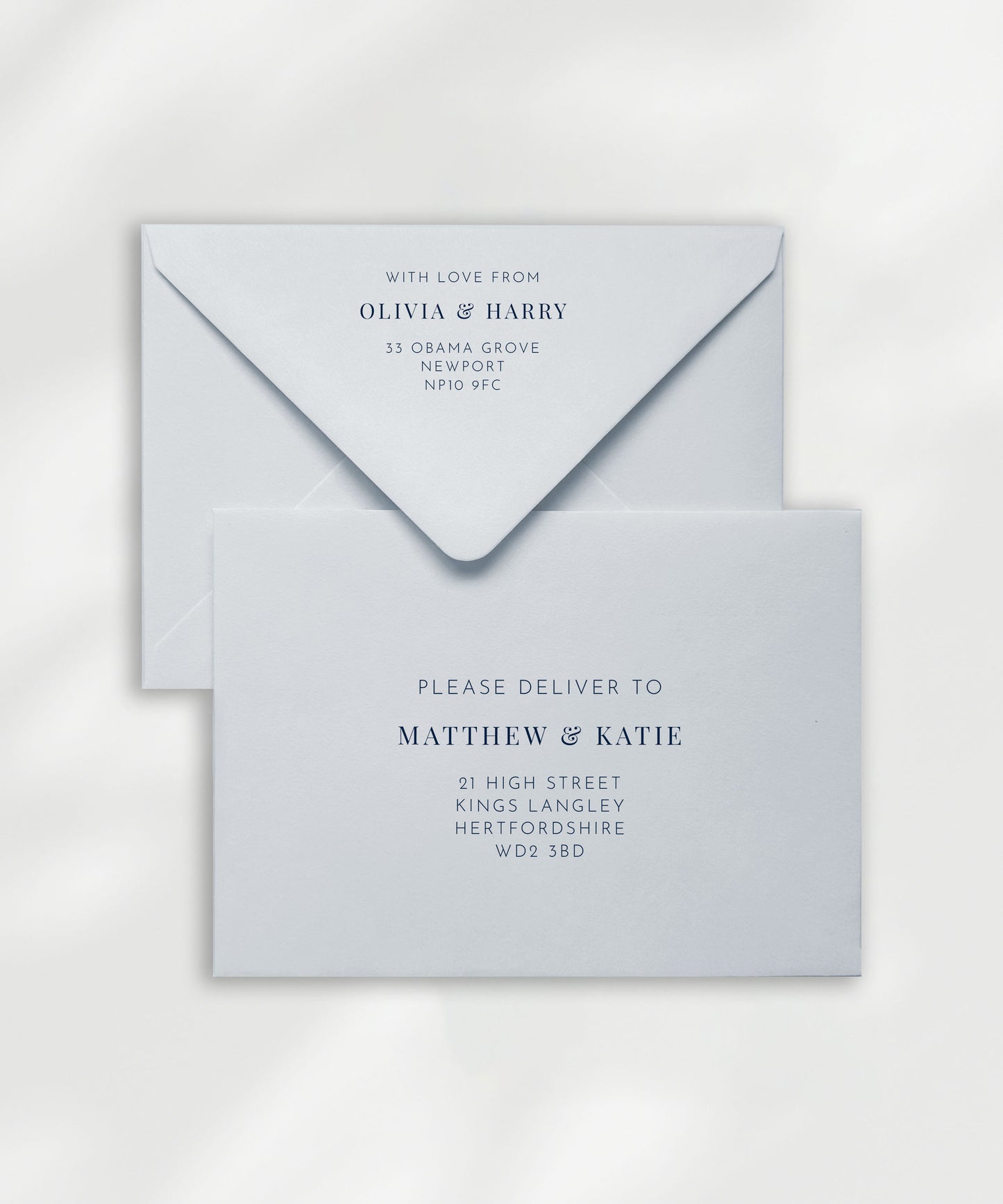 Persephone Envelope Name & Address Printing