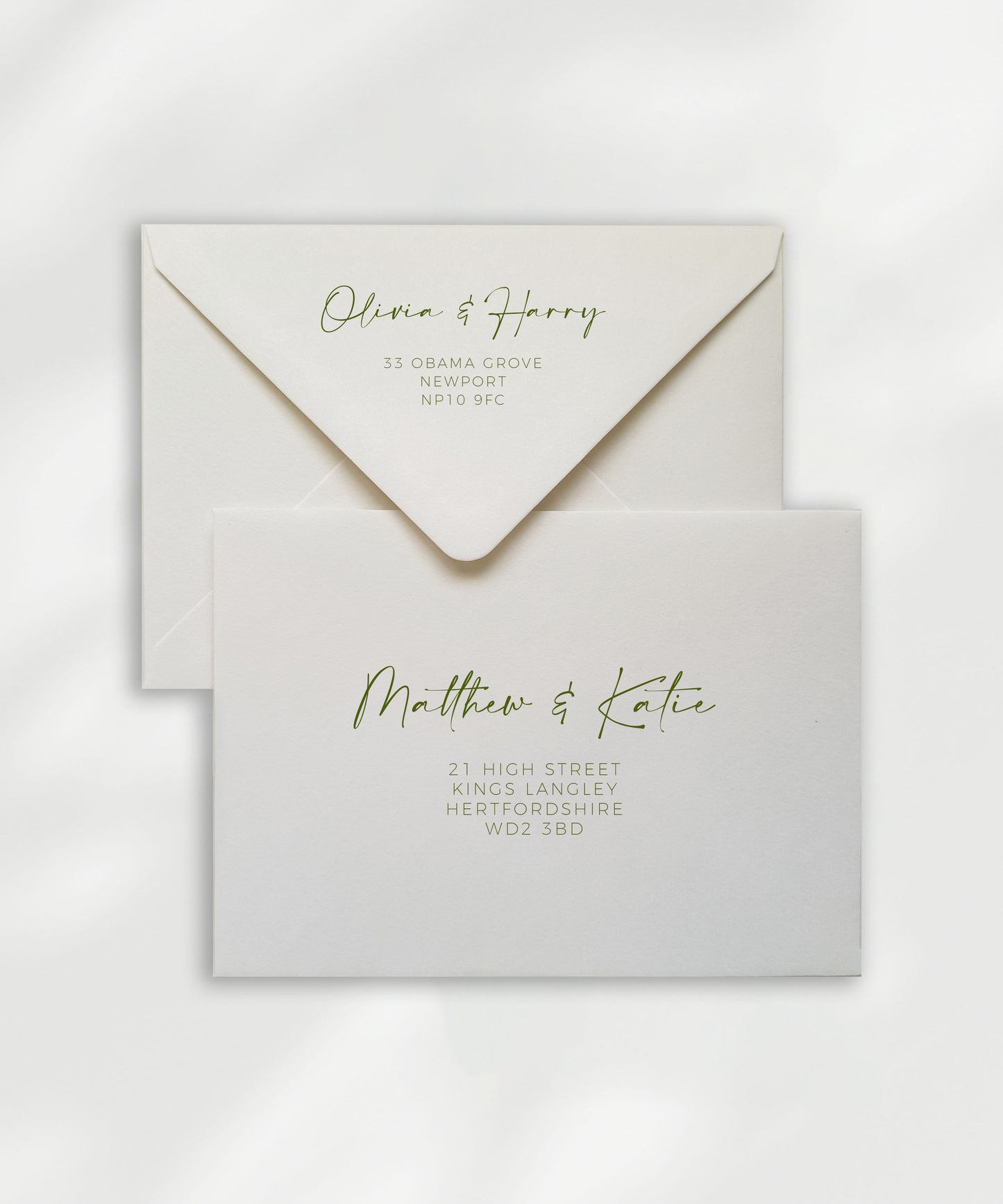 Maia Envelope Name & Address Printing