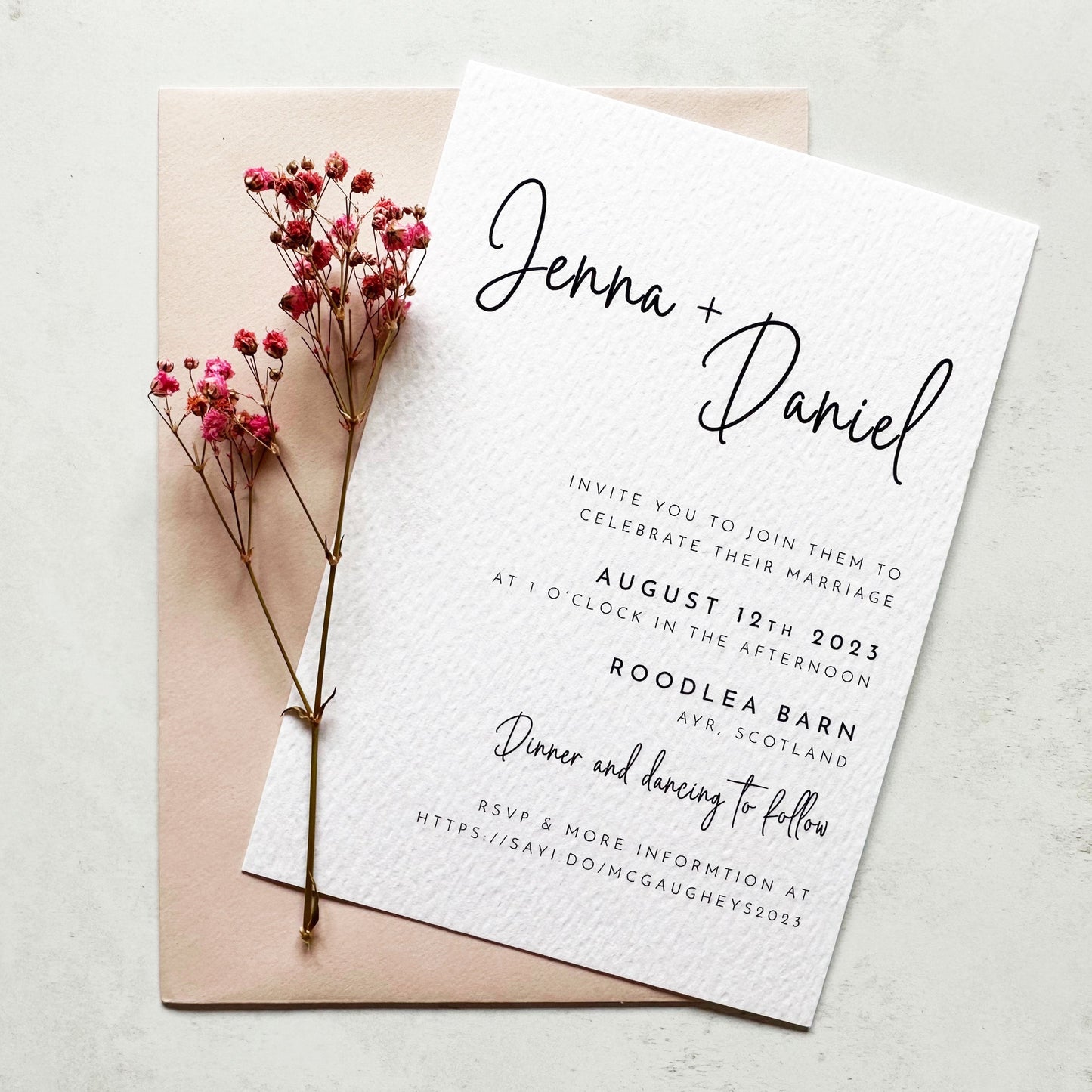 Premium Envelope | Blush