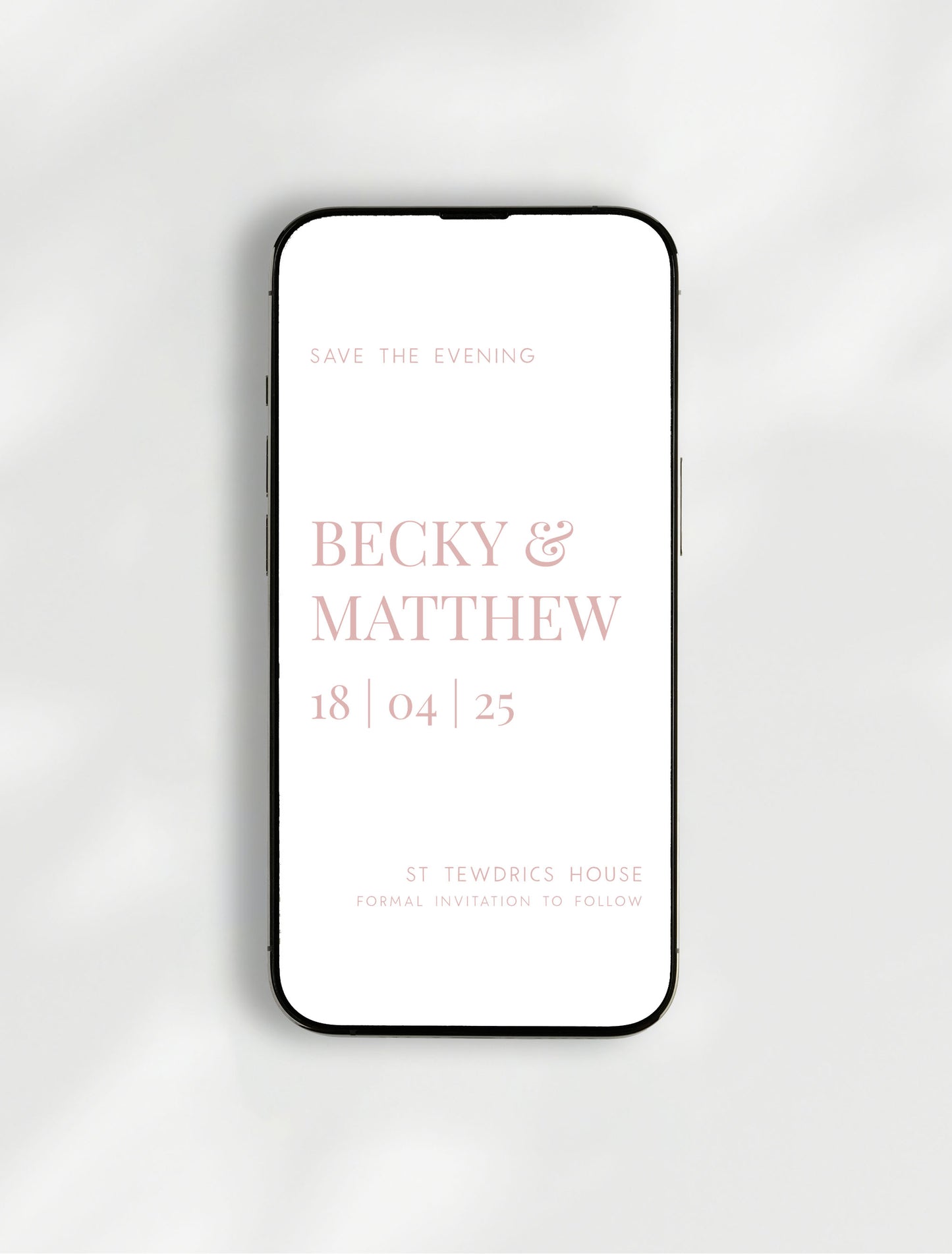 Persephone Save the Evening | Digital E-Invite