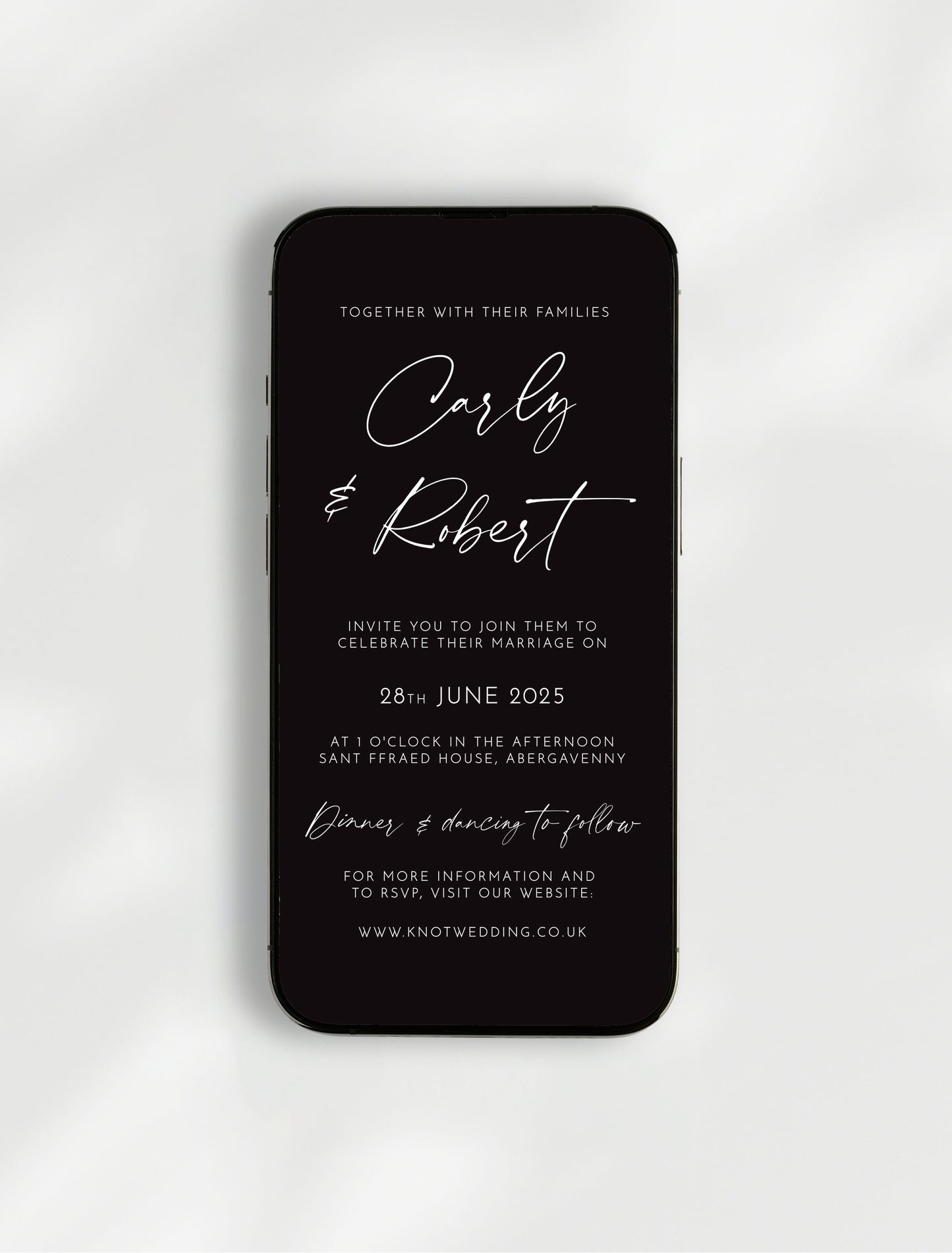 Aura Wedding Invitation | Digital E-Invite