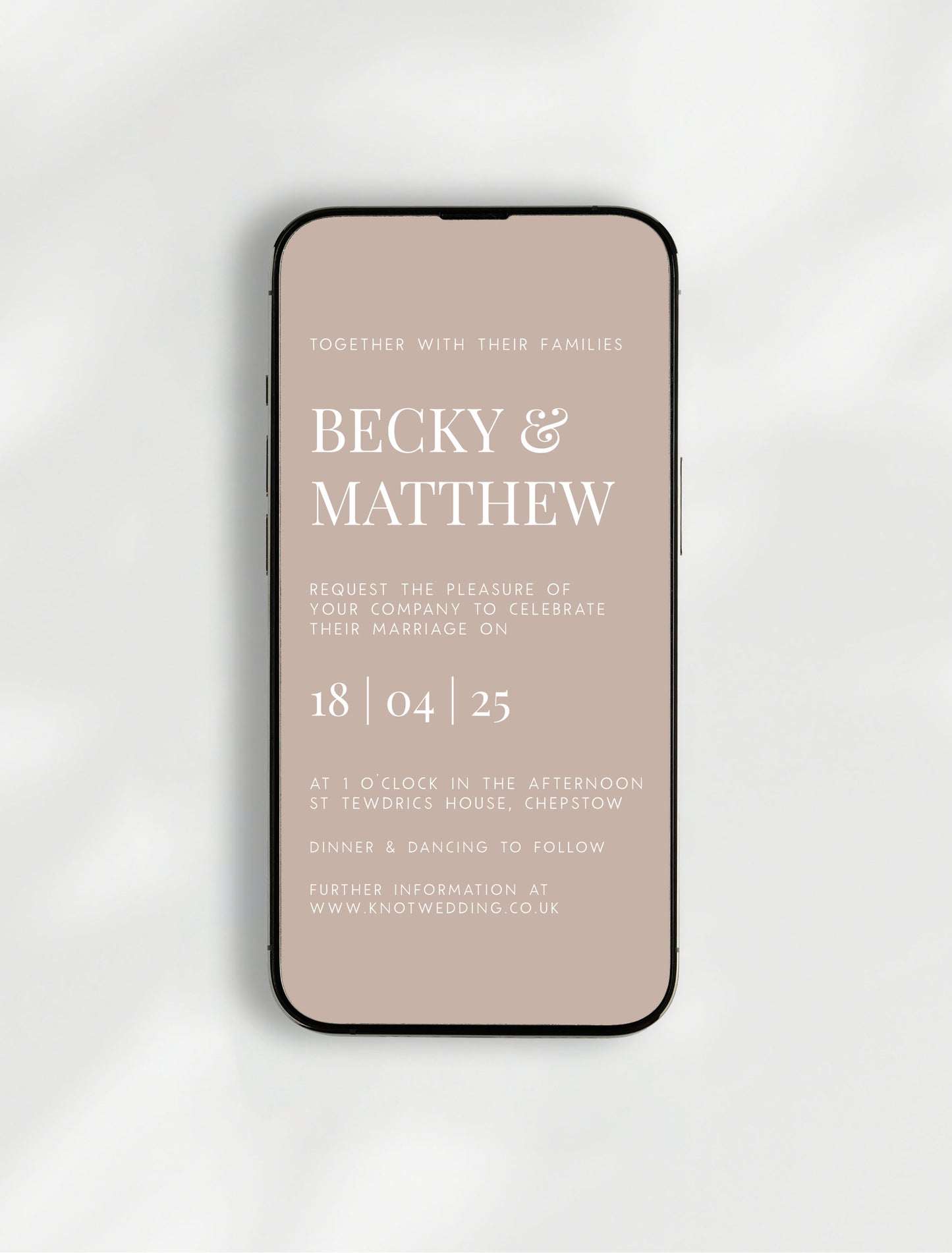 Persephone Wedding Invitation | Digital E-Invite