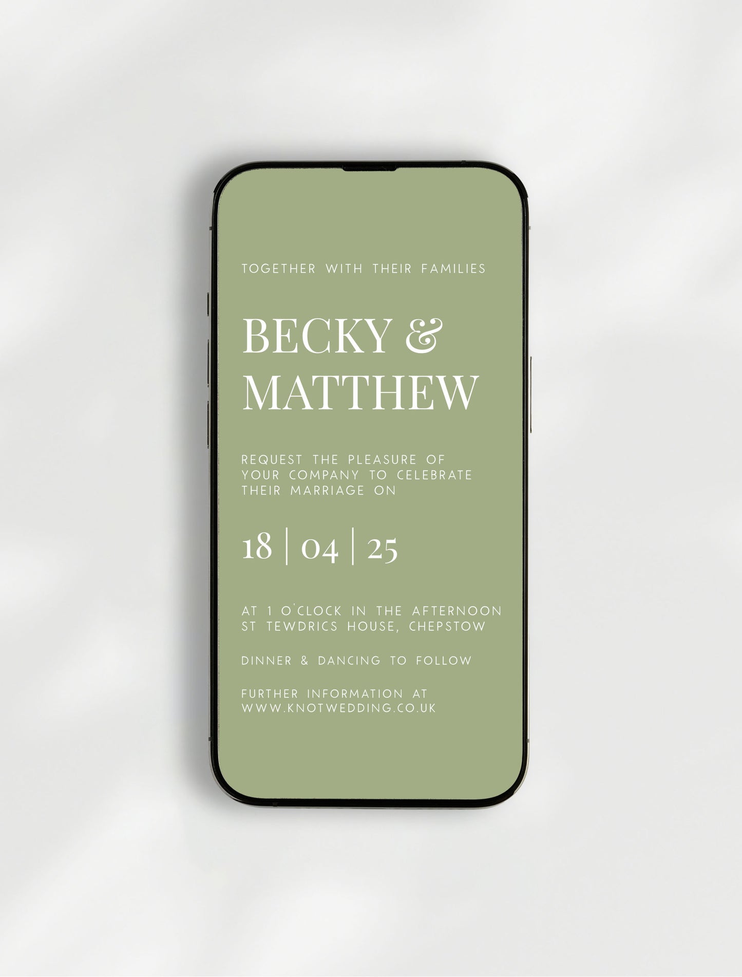 Persephone Wedding Invitation | Digital E-Invite