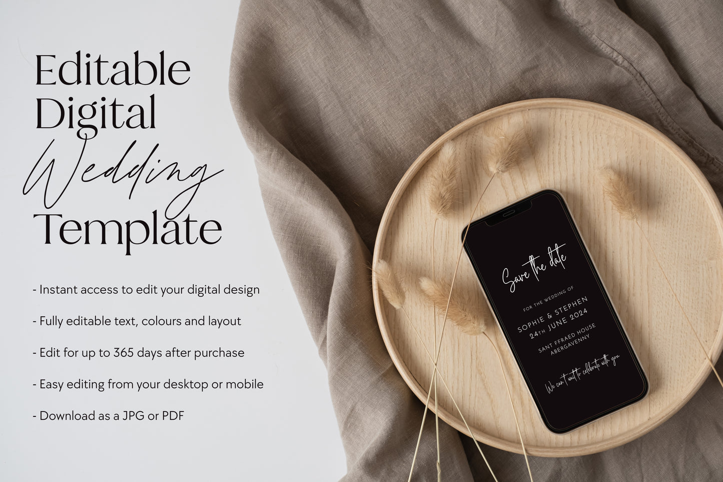 Hera Save the Date | Digital E-Invite
