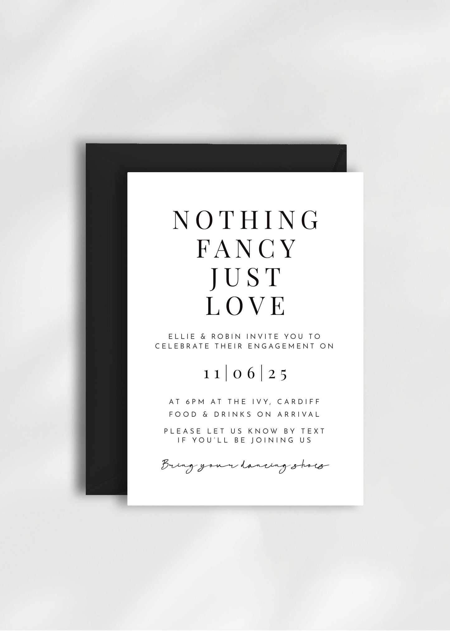 Persephone Engagement Party Invitation