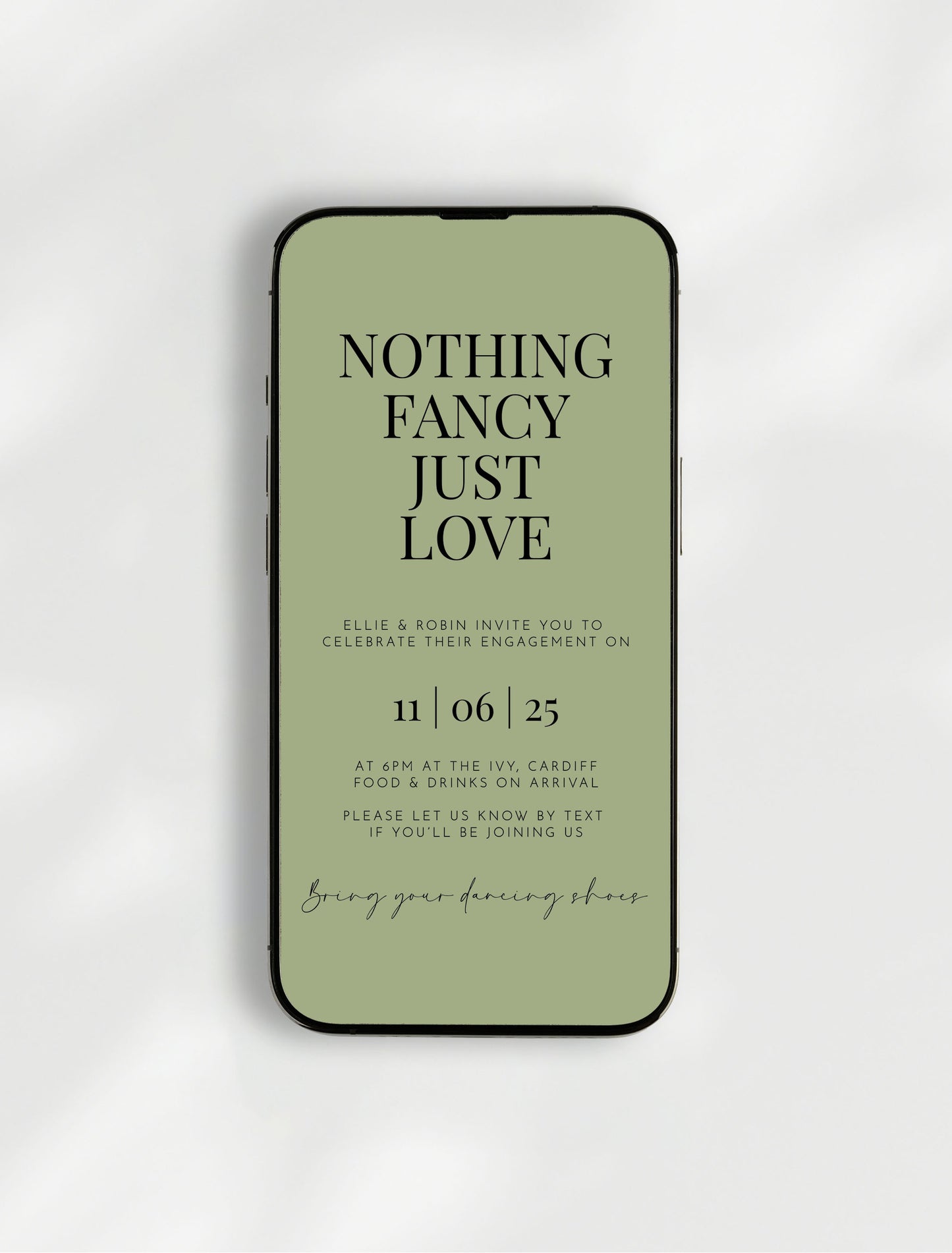 Persephone Engagement Party Invitation | Digital E-Invite