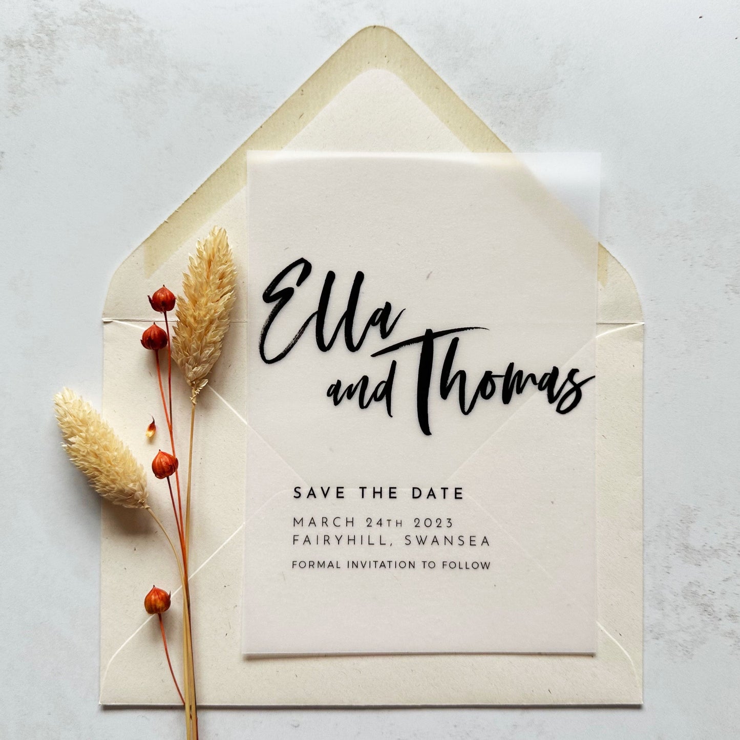 Premium Envelope | Oat Fleck
