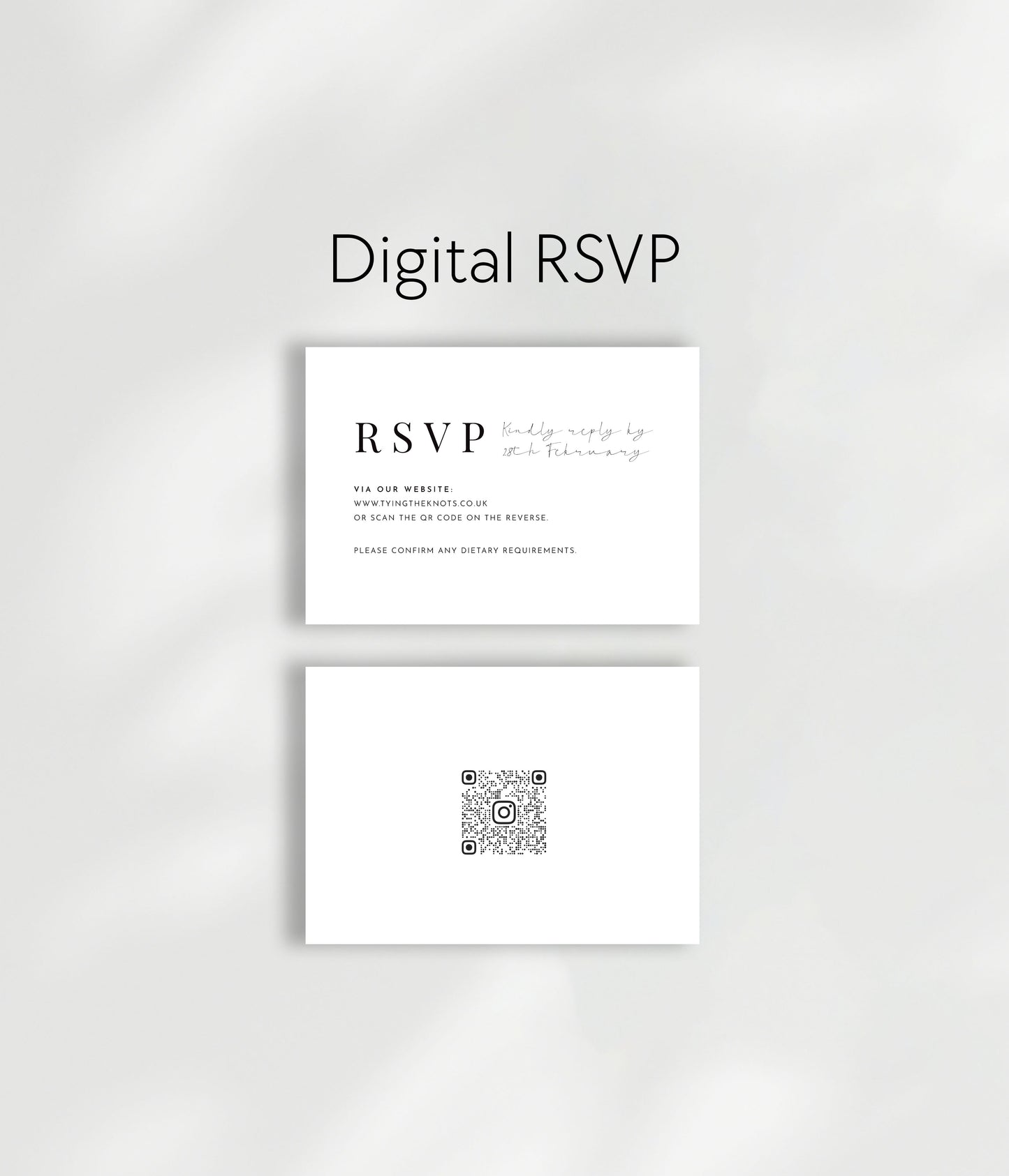 Persephone Wedding Invitation | Three Card Suite