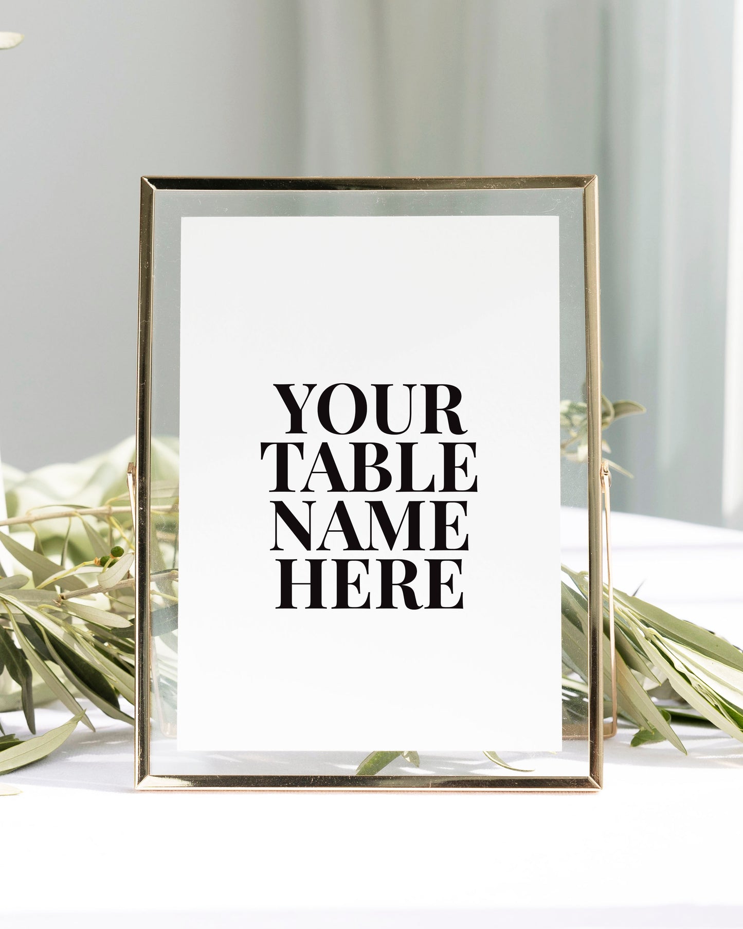 Calypso Table Name Cards