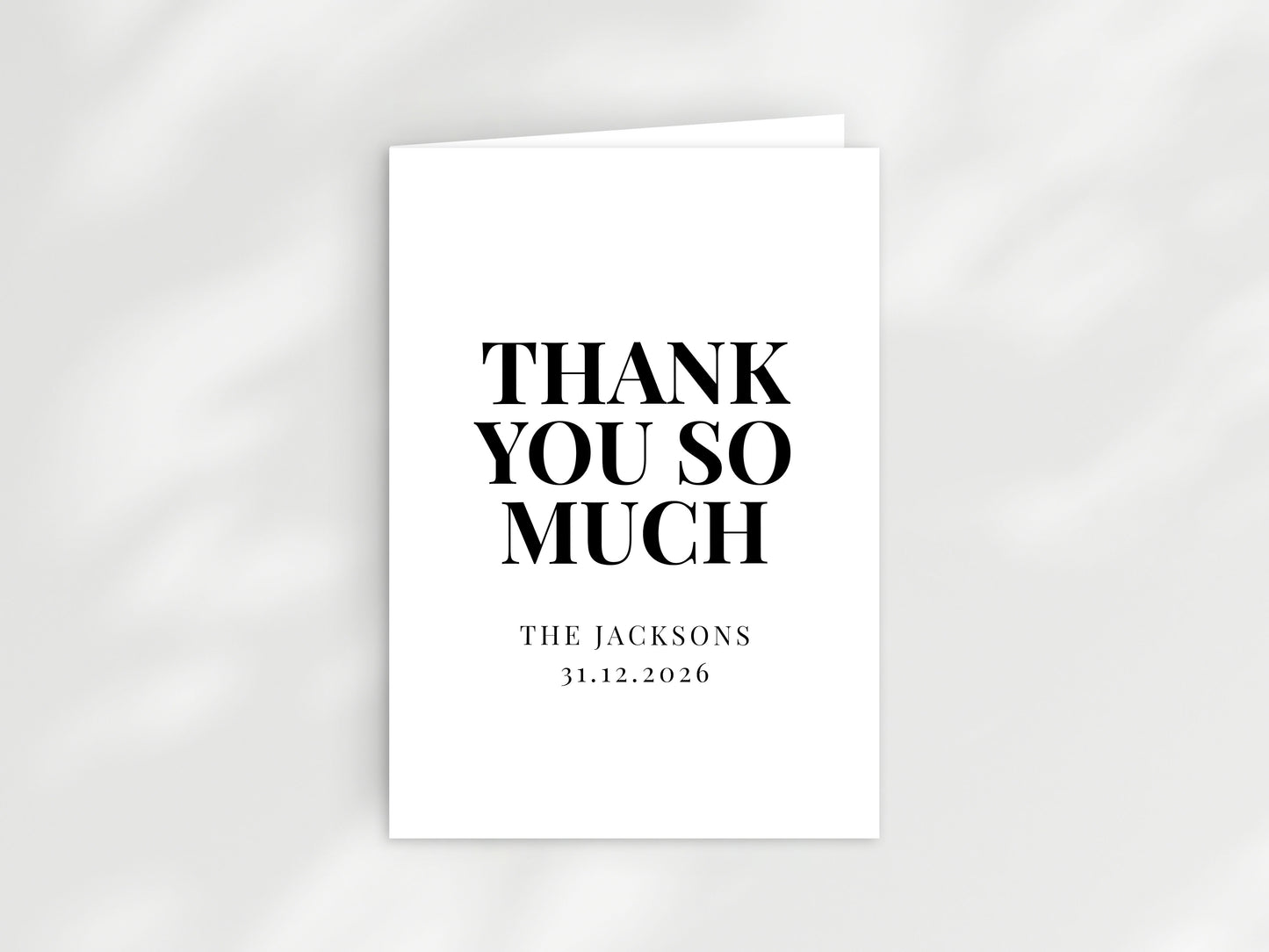 Calypso Thank You Card | Portrait