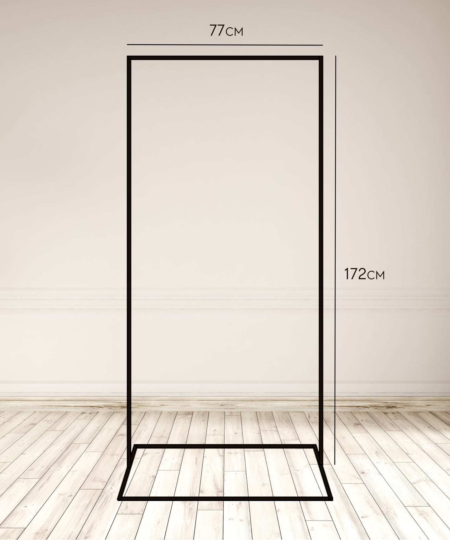 Hanging Sign Stand | Type F in Black