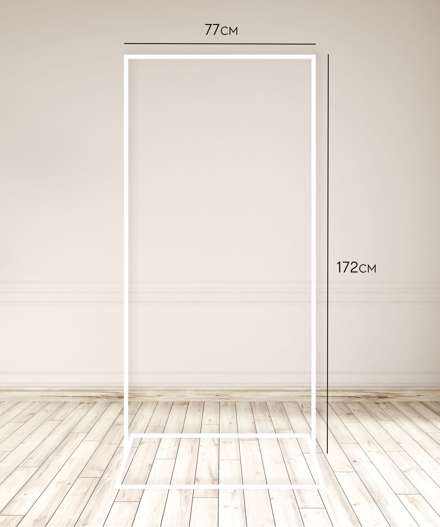 Hanging Sign Stand | Type F in White