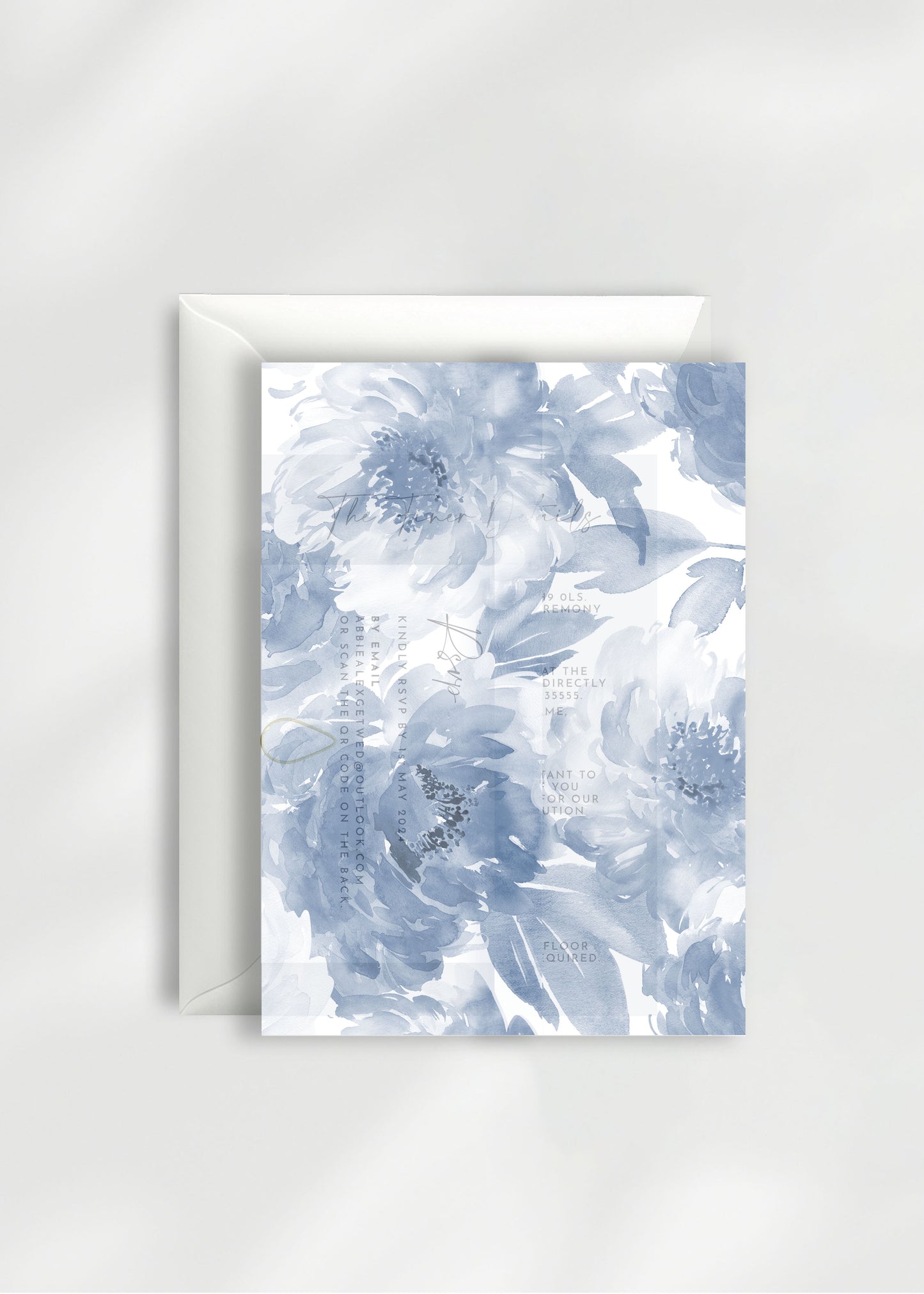 Cora Vellum Wrap | Blue
