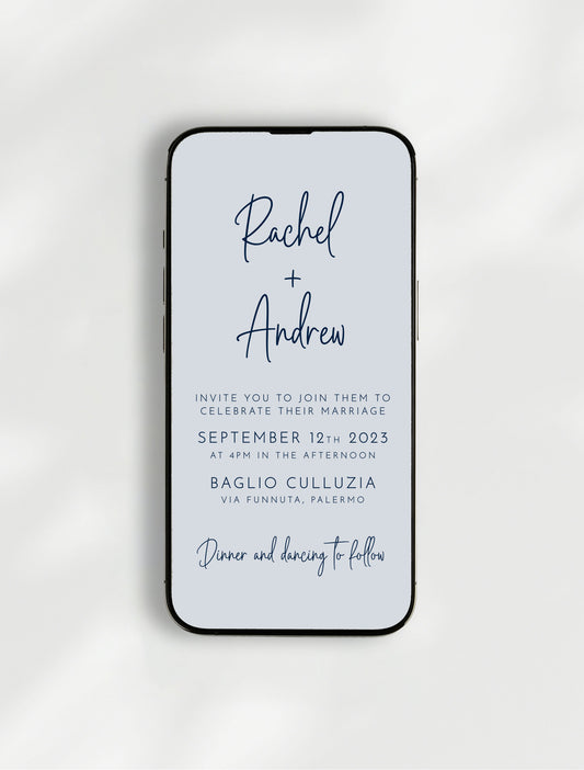 Hera Wedding Invitation | Digital E-Invite