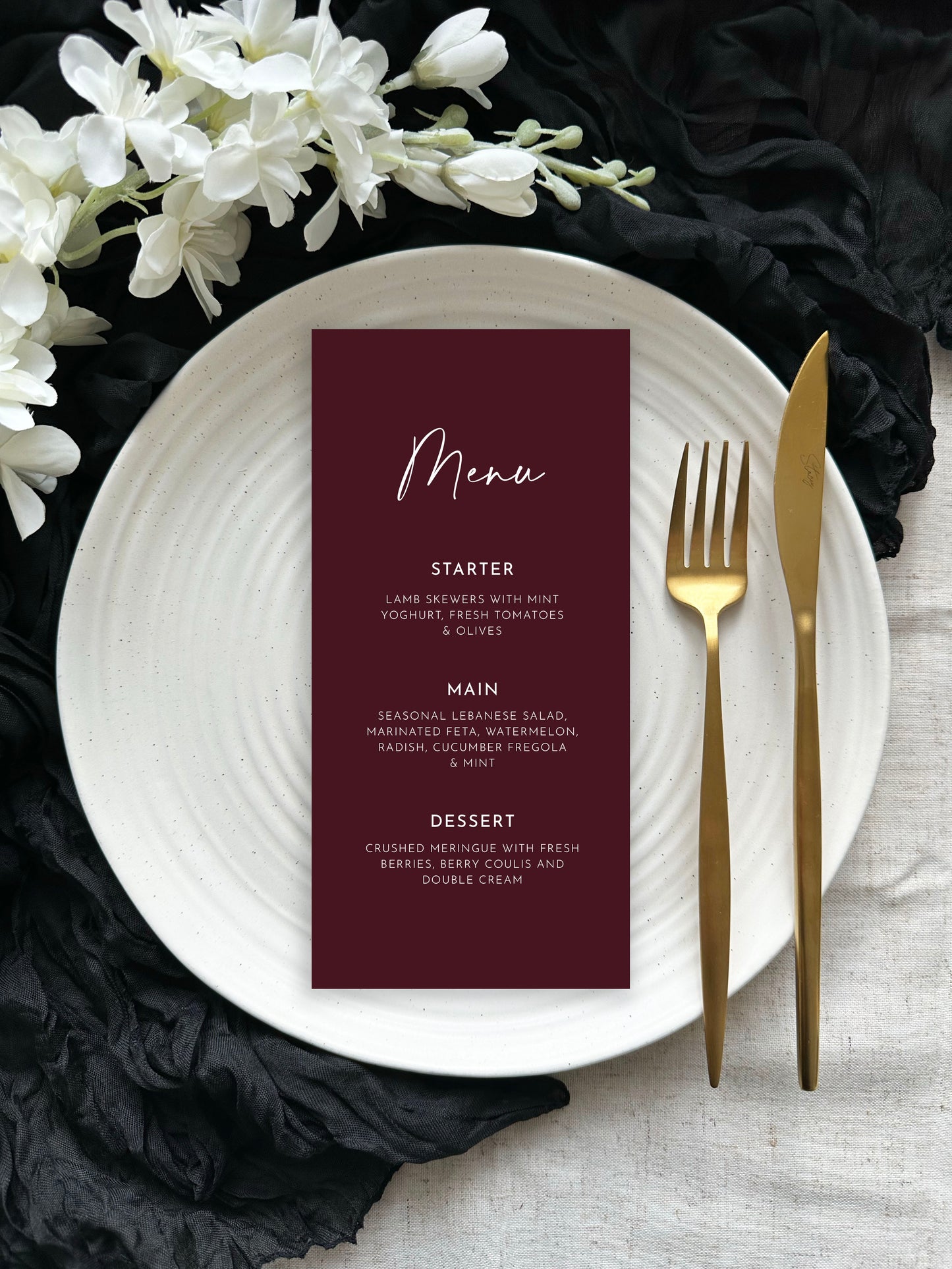Maia Menu