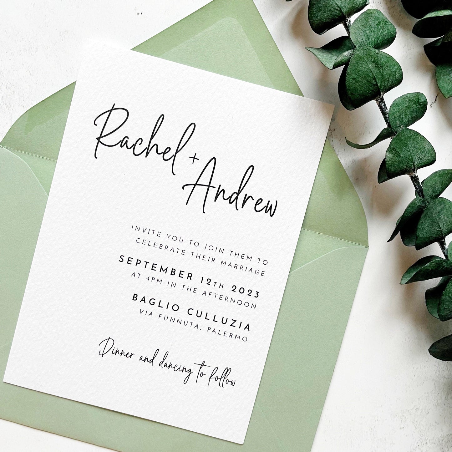 Hera Wedding Invitation | Day Guest