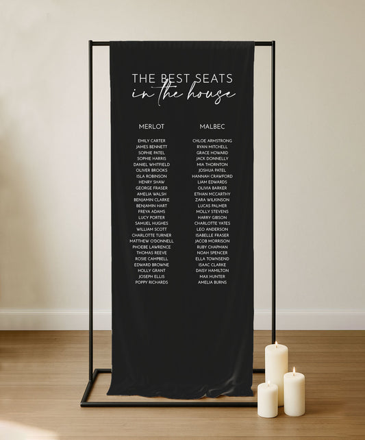 Maia Sign | Fabric Table Plan