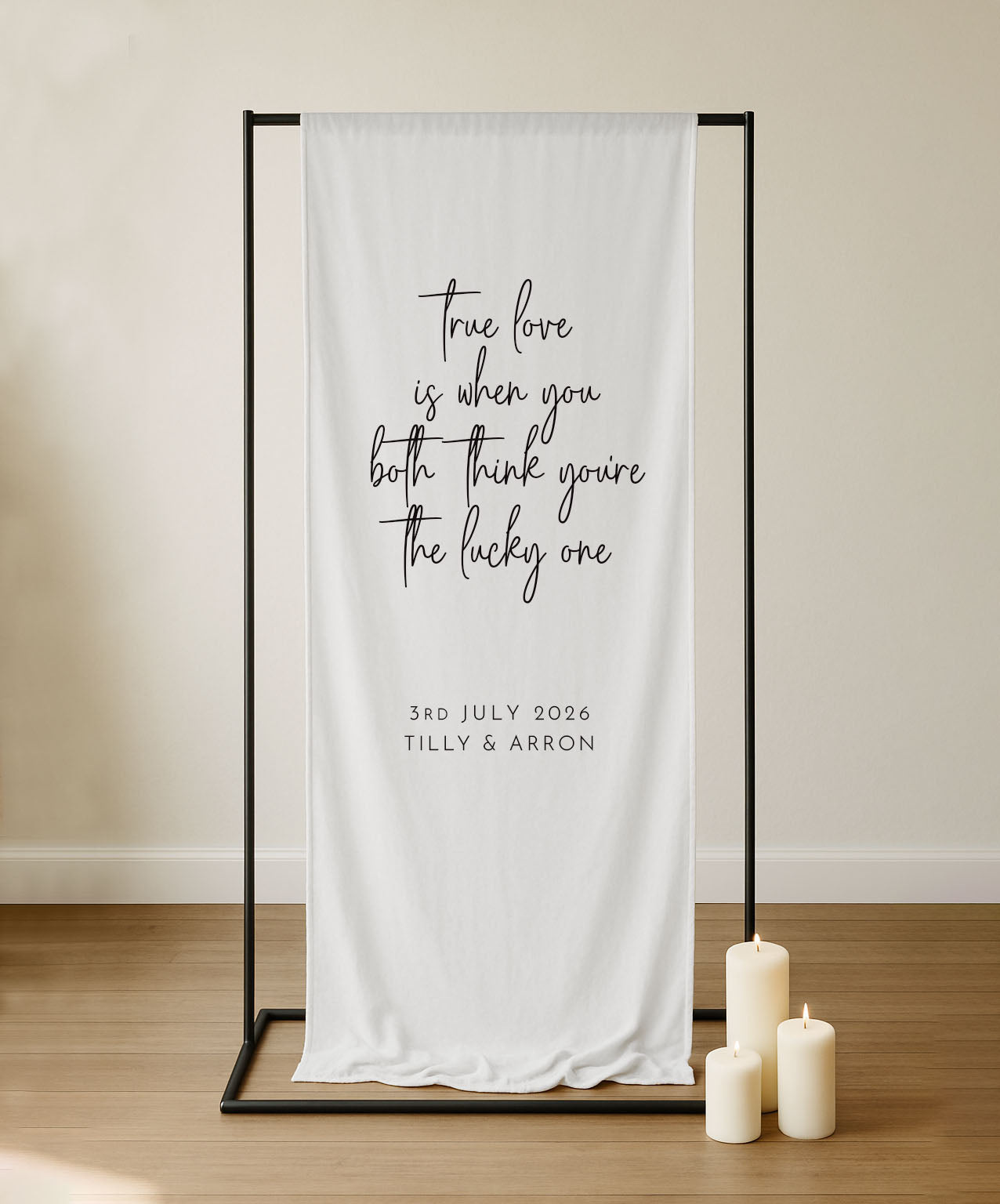 Hera Sign | Fabric Quote Sign