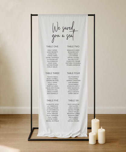 Hera Sign | Fabric Table Plan