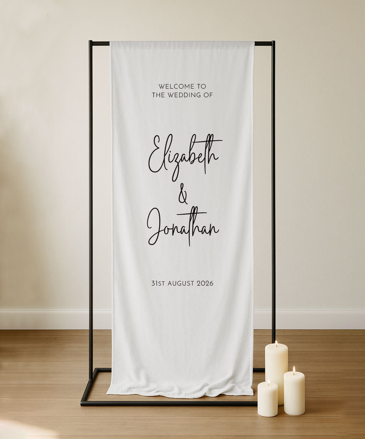Hera Sign | Fabric Welcome Sign