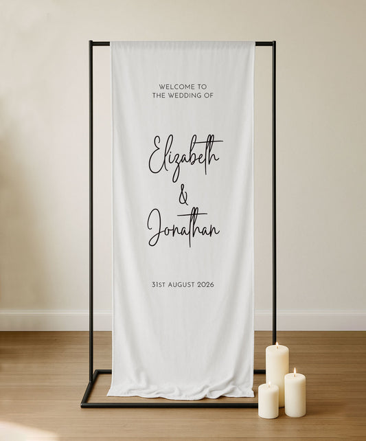 Hera Sign | Fabric Welcome Sign