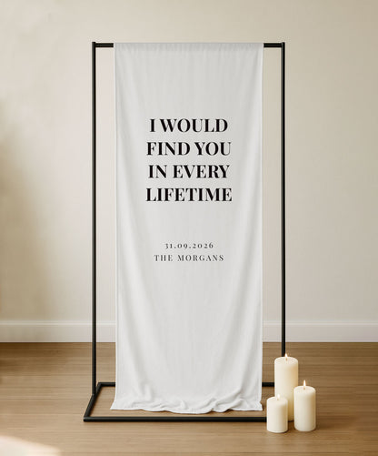 Calypso Sign | Fabric Quote Sign