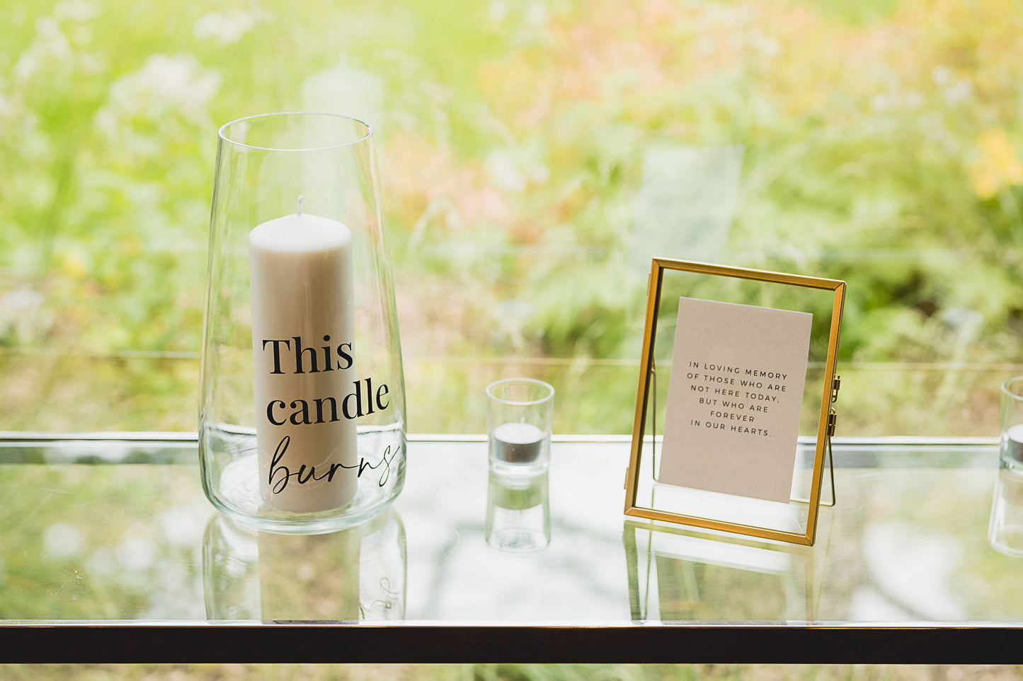 This Candle Burns Hurricane Vase