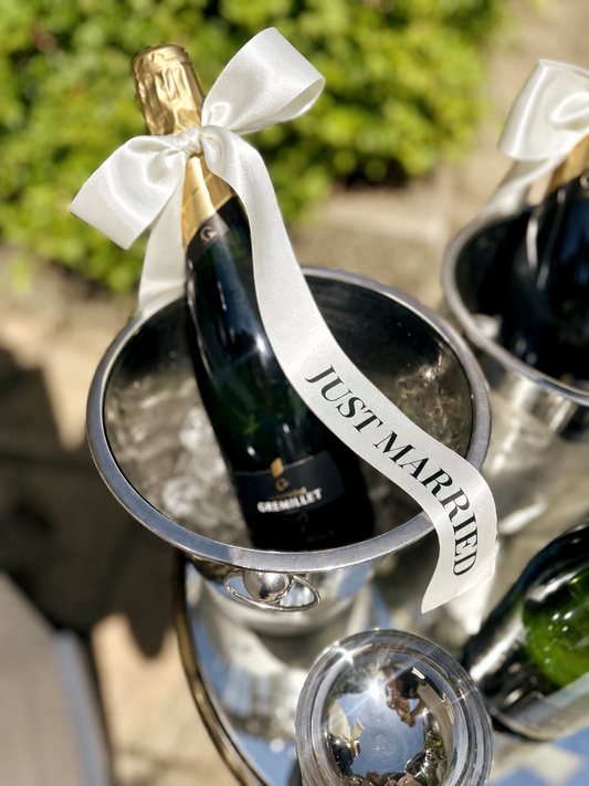 Personalised Just Married Ribbons | 01