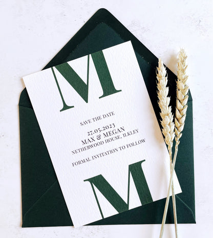 Premium Envelope - Pine Green