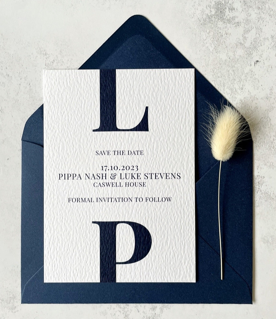 Premium Envelope - Navy Blue