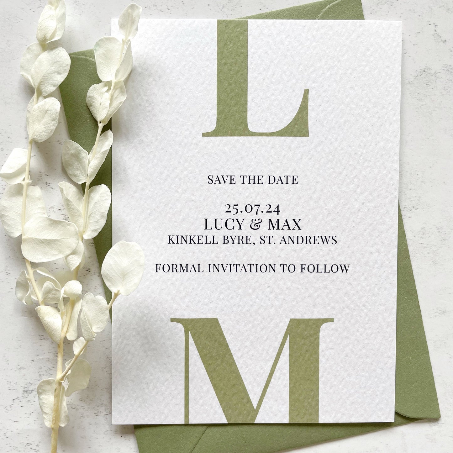 Premium Envelope - Sage Green