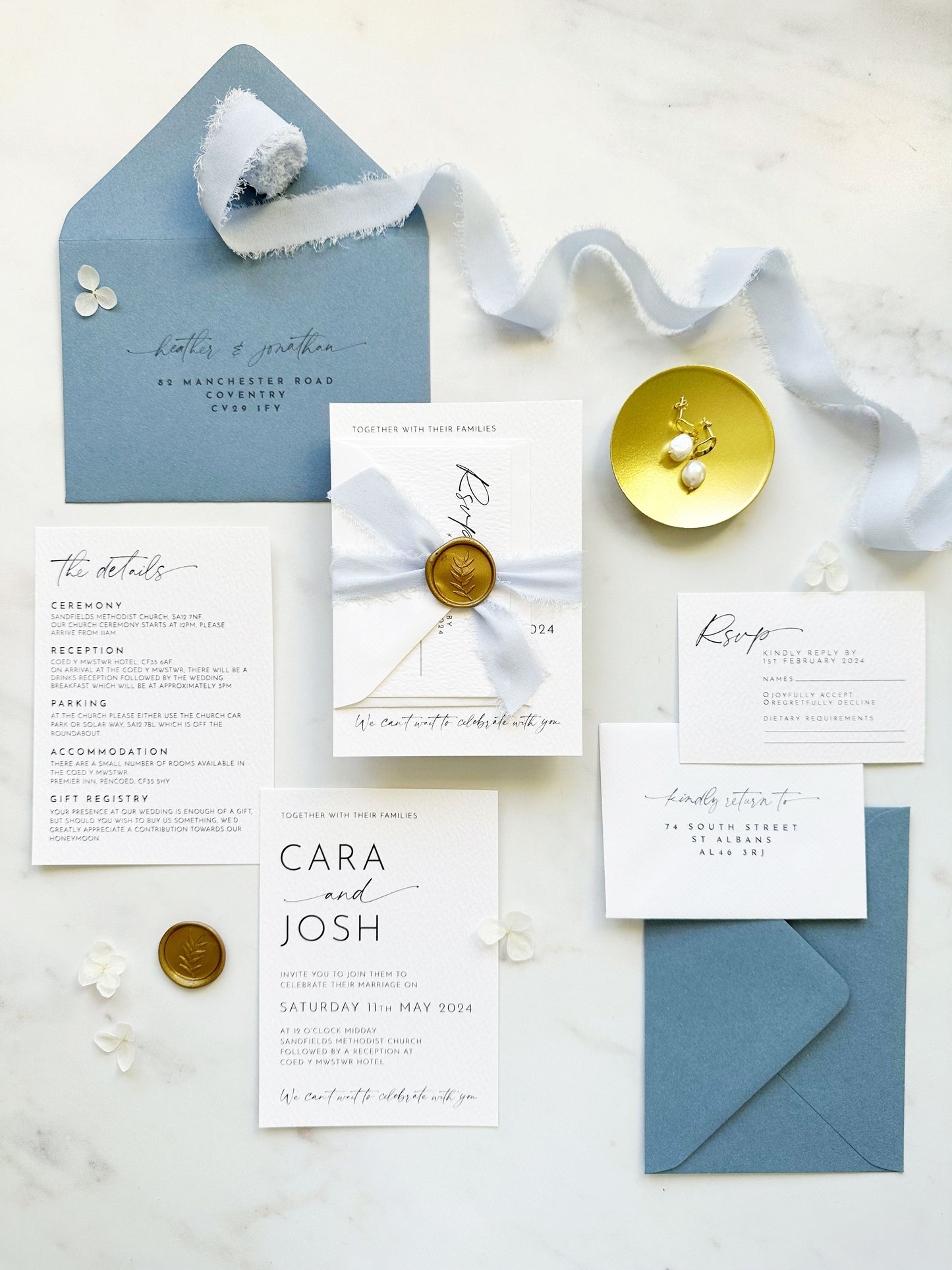 Odite Wedding Invitation RSVP