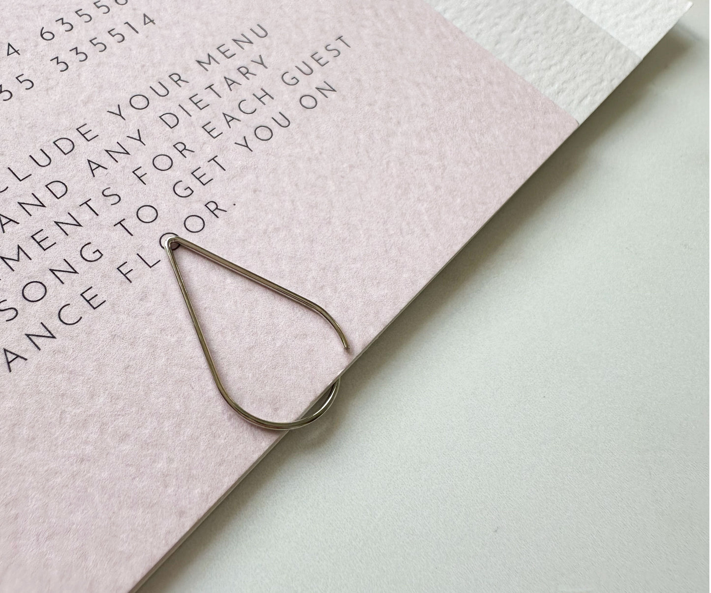 Teardrop Paperclip | Silver