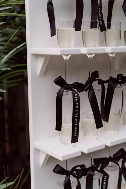 Personalised Place Name Glass Ribbons