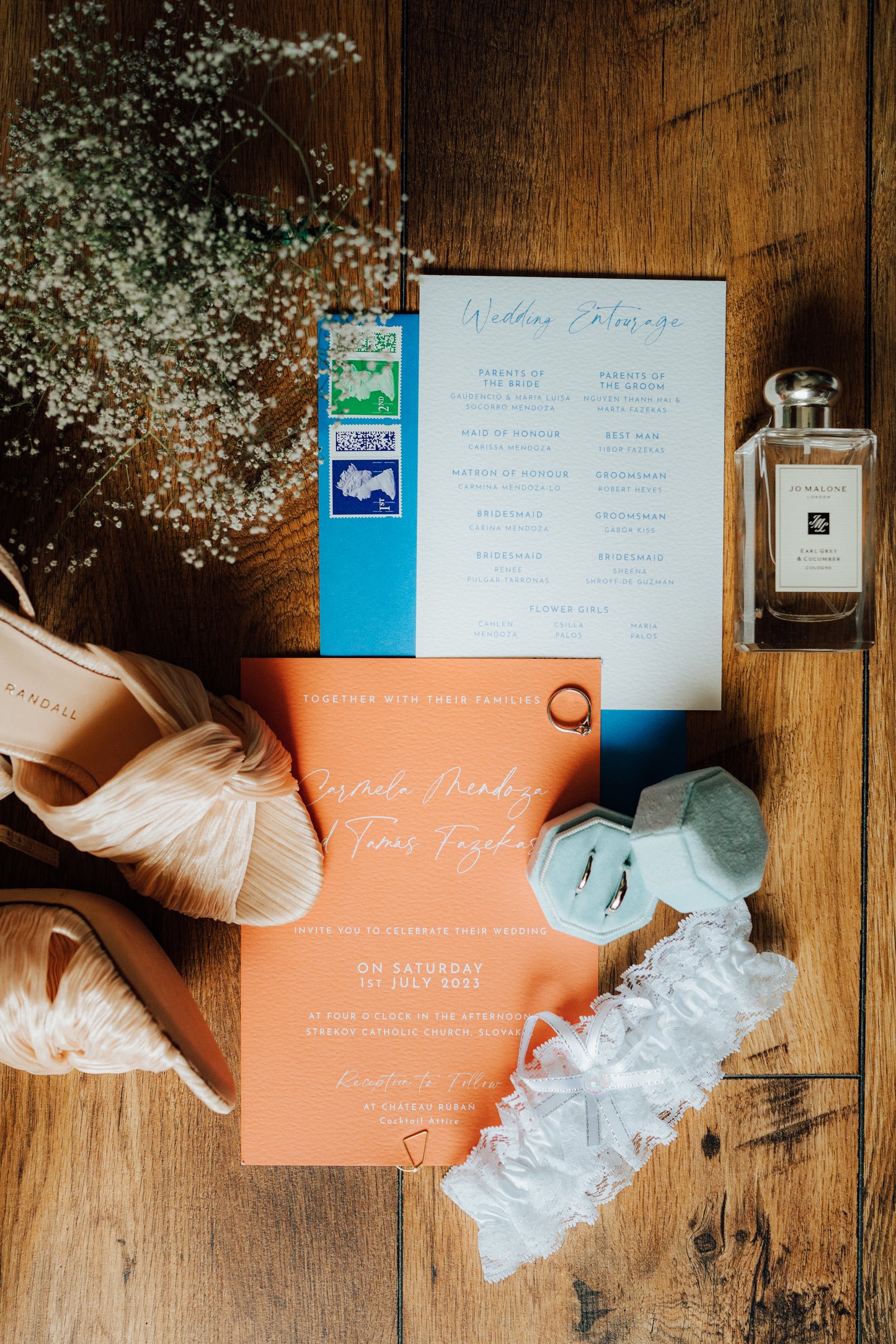 Aura Wedding Invitation | Three Card Suite