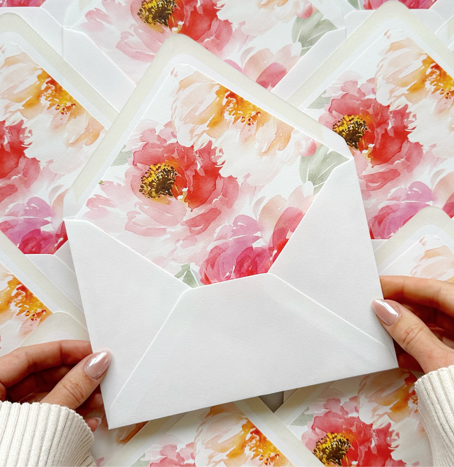 Cora Envelope Liner | Printable Download Template