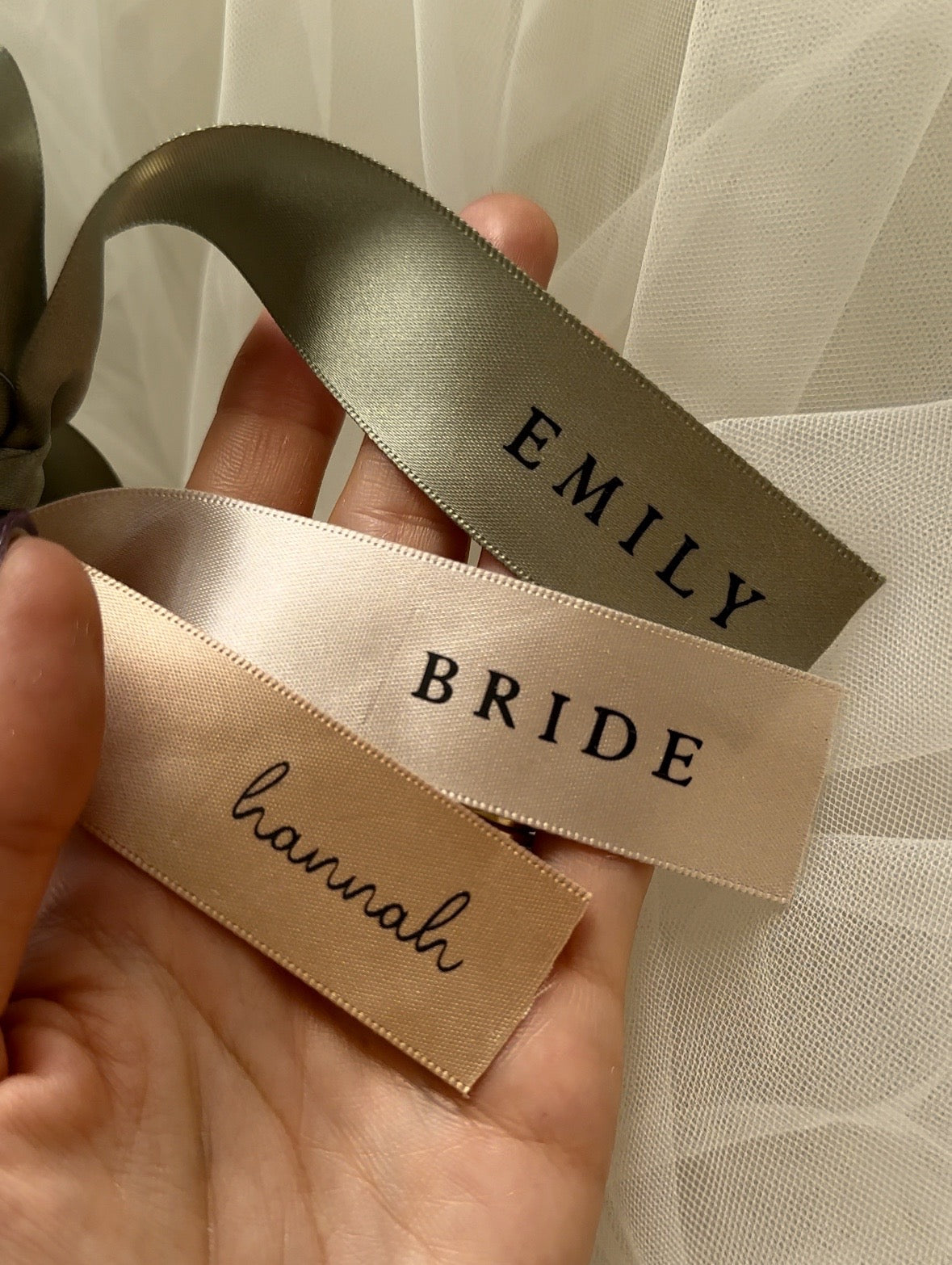 Personalised Place Name Ribbons