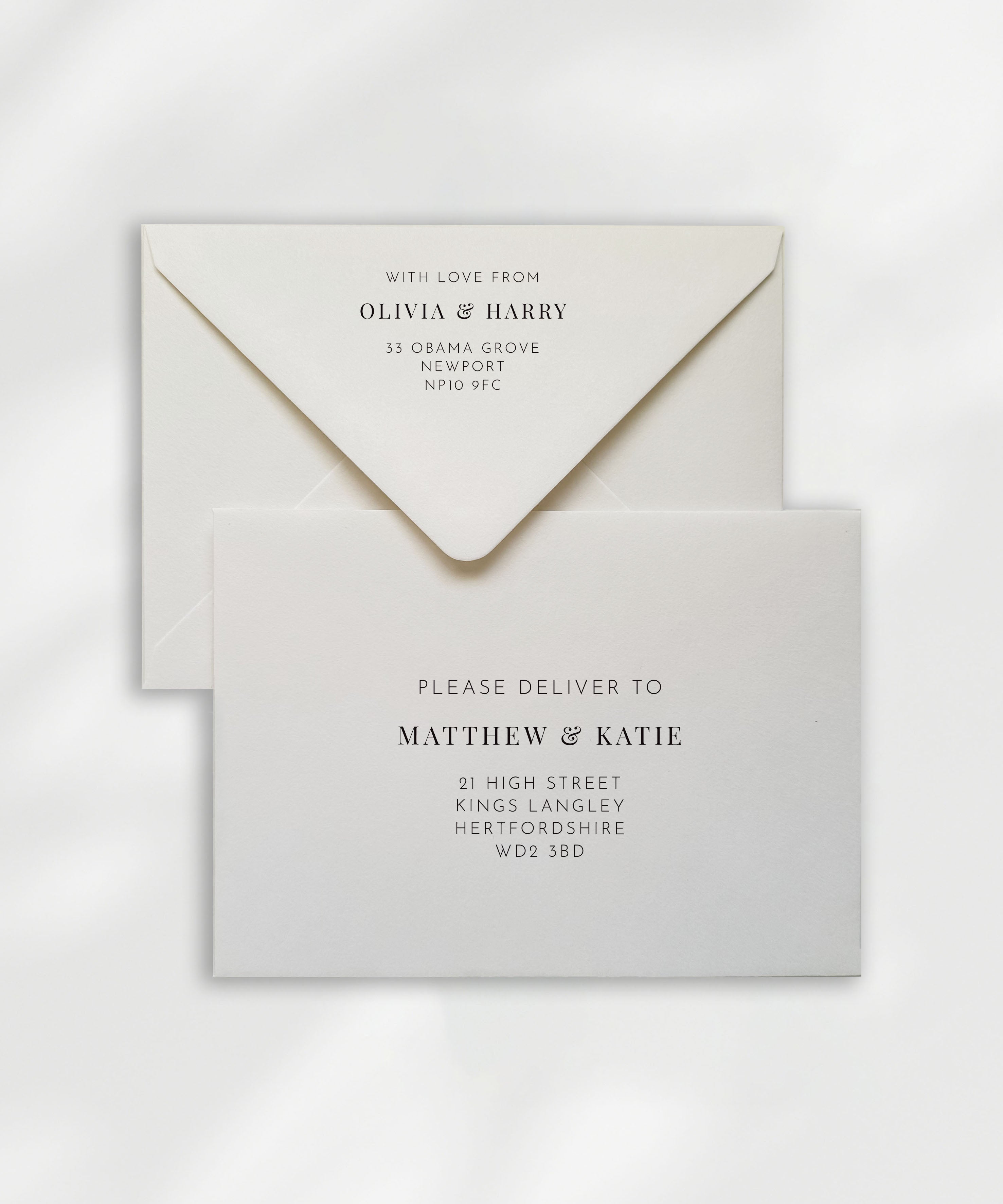 Wedding Envelope Printing | Guest Names & Addresses – Forever Paper Co