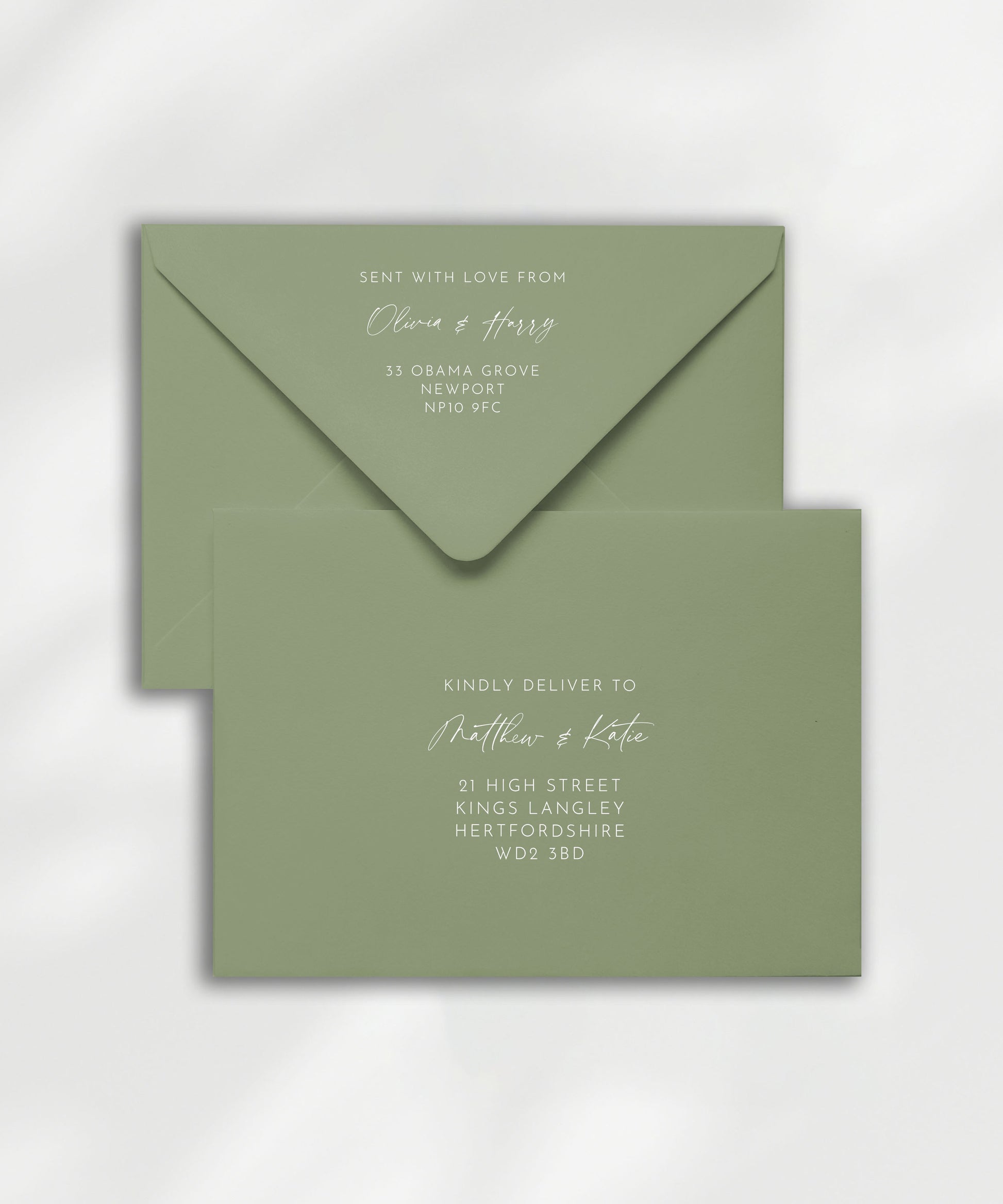 Wedding Envelope Printing | Guest Names & Addresses – Forever Paper Co
