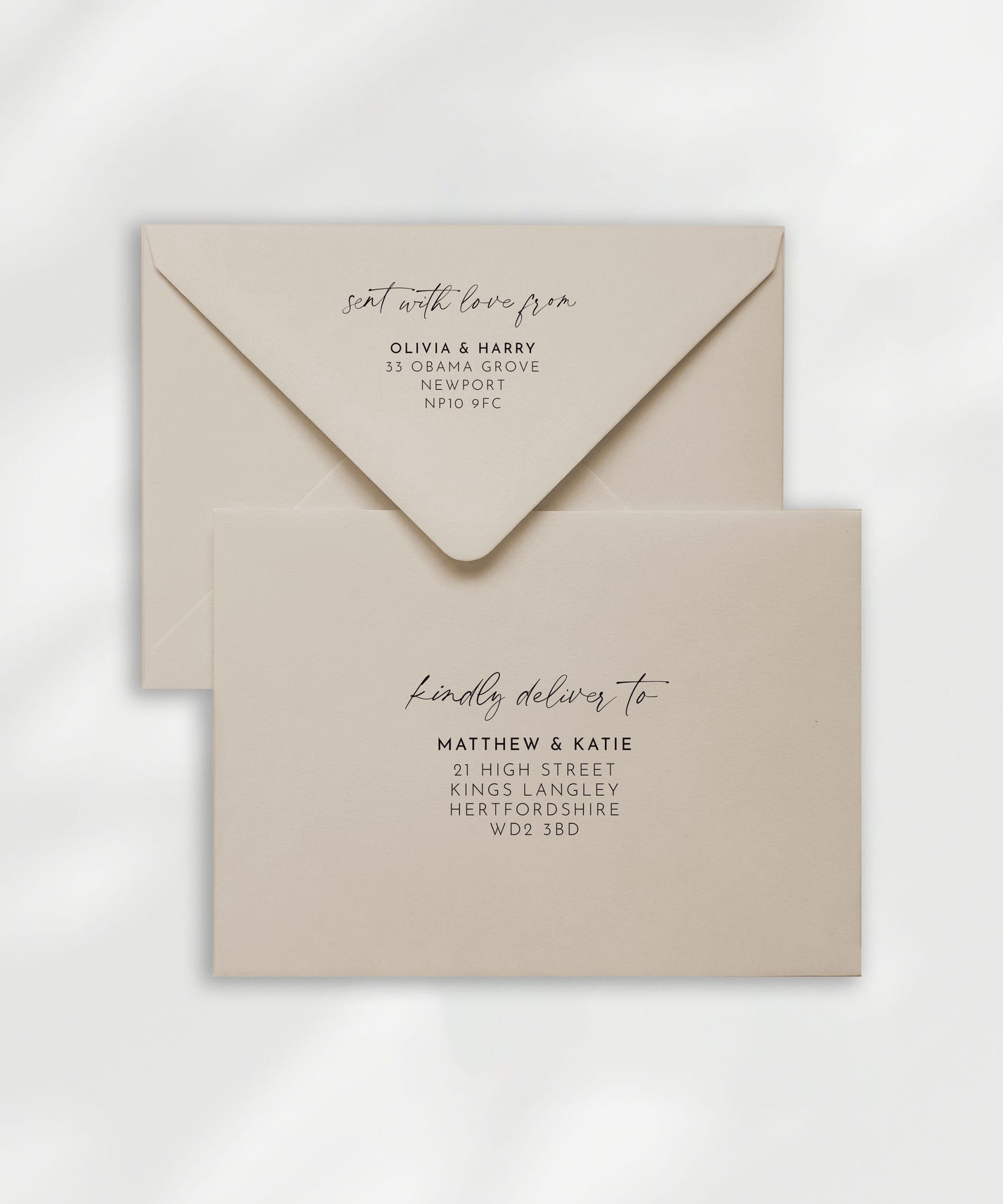 Wedding Envelope Printing | Guest Names & Addresses – Forever Paper Co