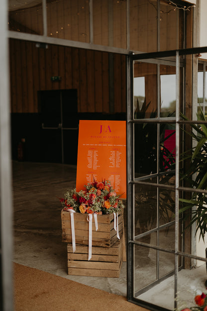 Calypso Sign | Table Plan