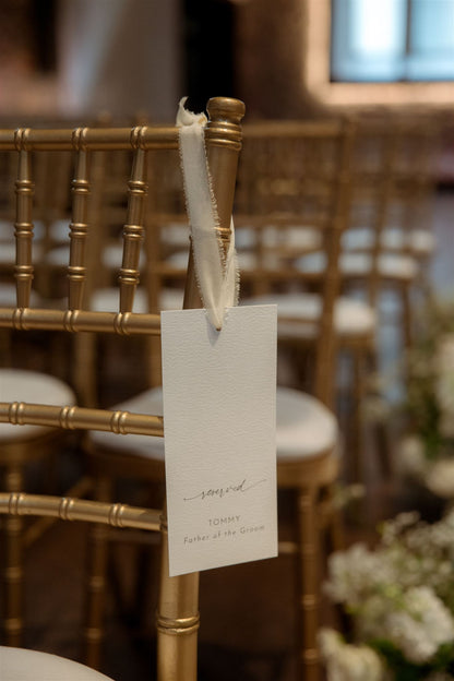 Odite Ceremony Reserved Seat Tag