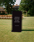 Calypso Sign | Fabric Welcome Sign