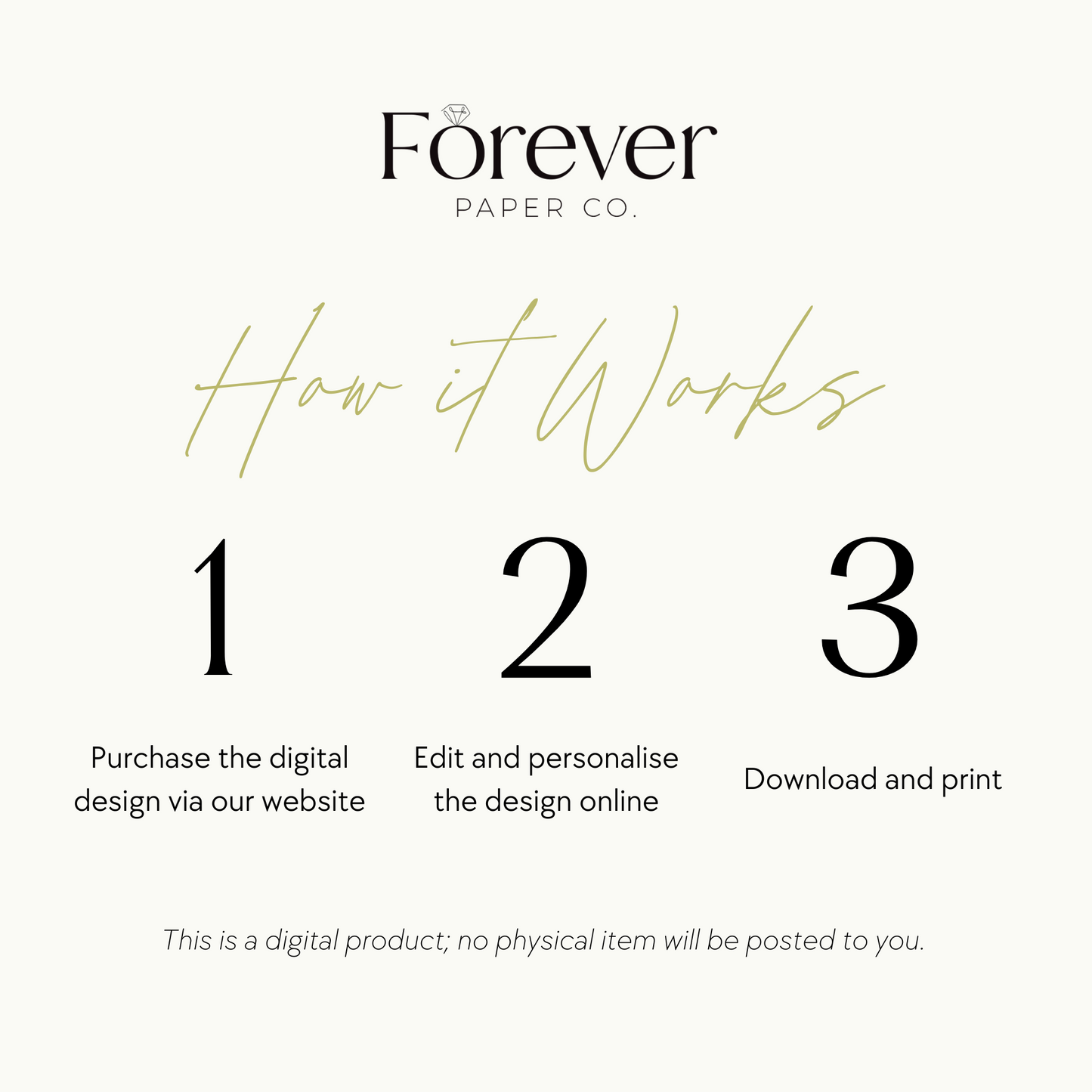 Persephone Table Number Cards | Print at Home