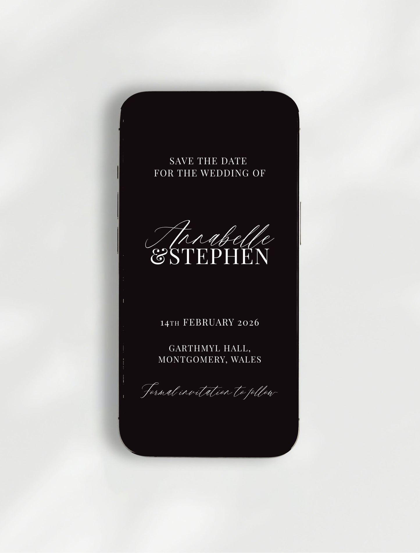 Ophelia Save the Date | Digital E-Invite