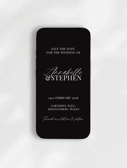 Ophelia Save the Date | Digital E-Invite